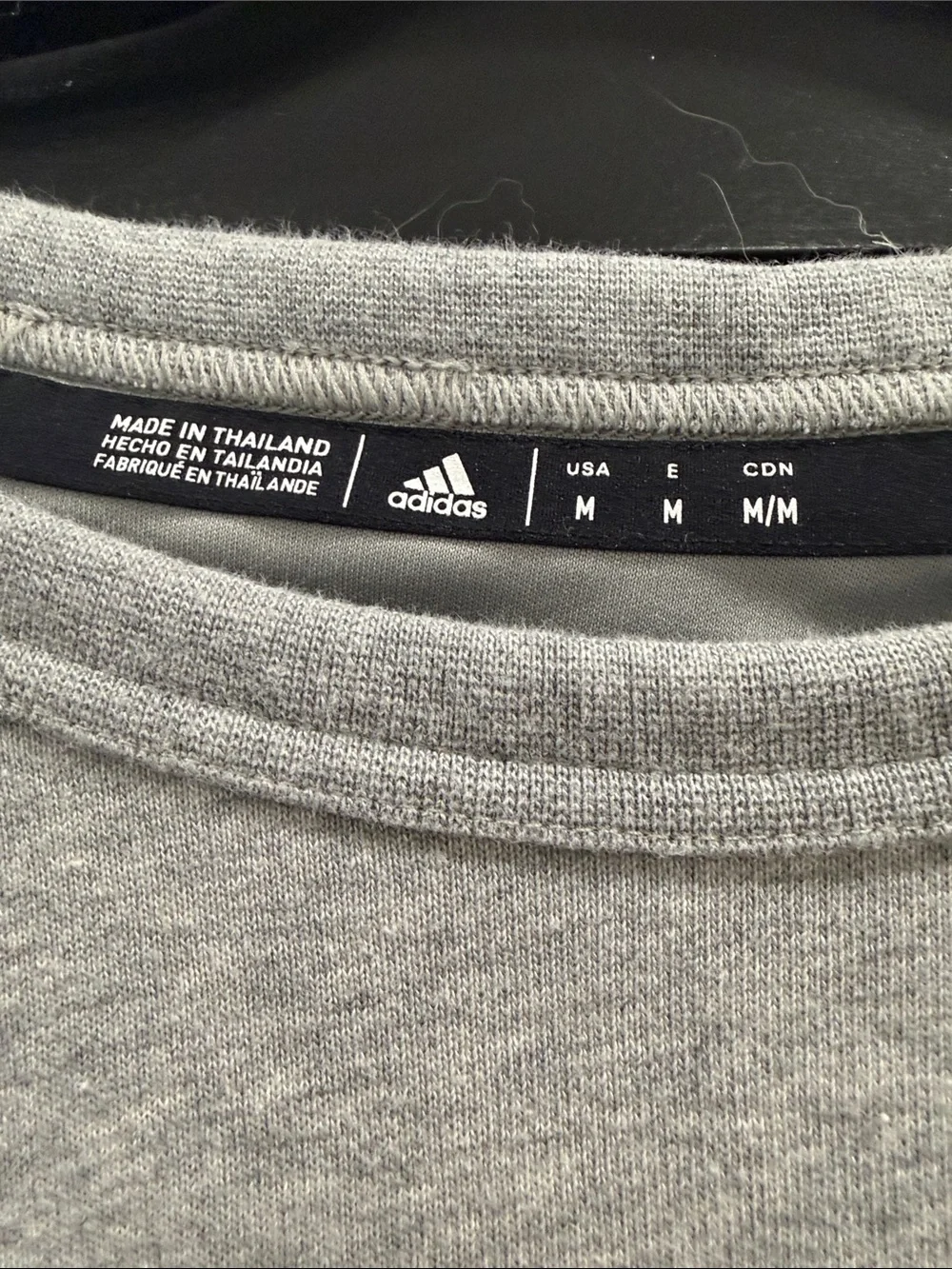 Adidas NWOT Aggies 'Gig 'Em' Grey Crewneck Sweatshirt Size Medium